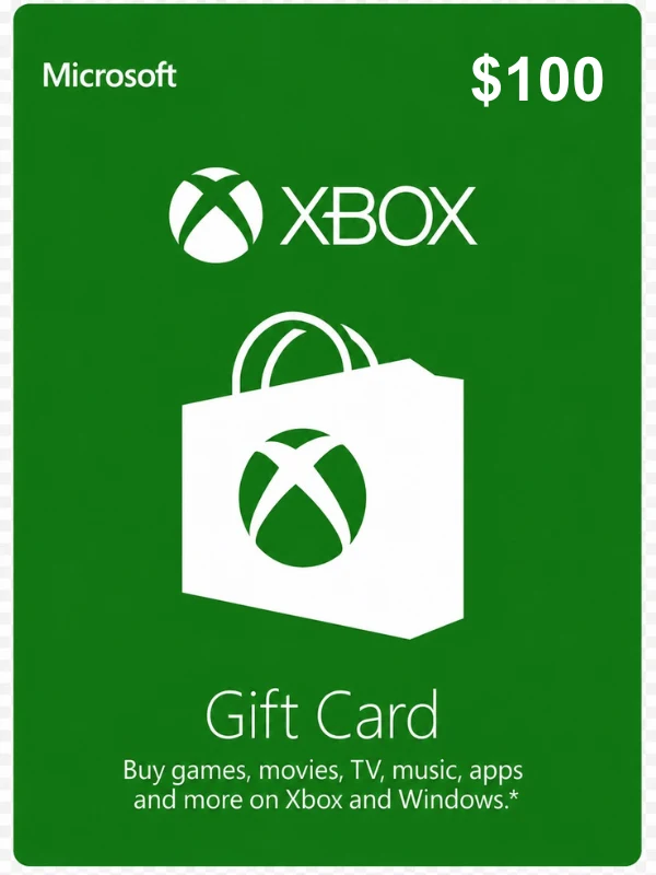Xbox 100 USD