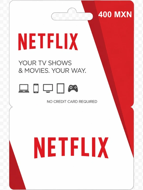 Netflix 400 MXN